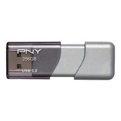 PNY Elite Turbo Attache USB 3.0 Flash Drive - Silver