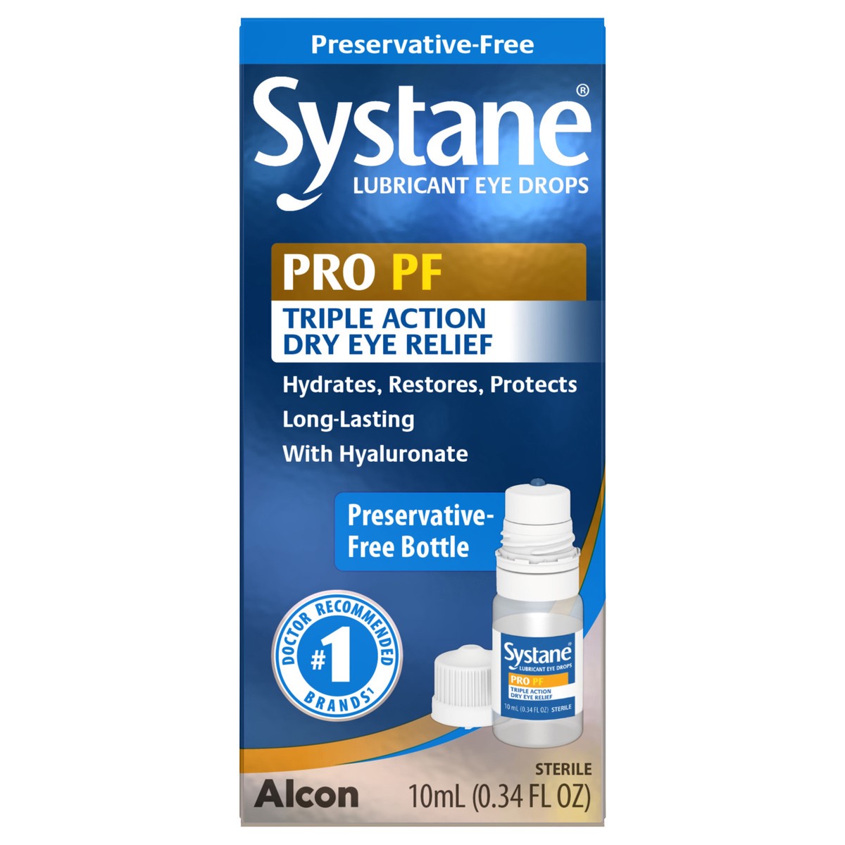 slide 1 of 11, Systane Pro Multi-Dose Preservative-Free, 10 ml, 0.34 fl oz