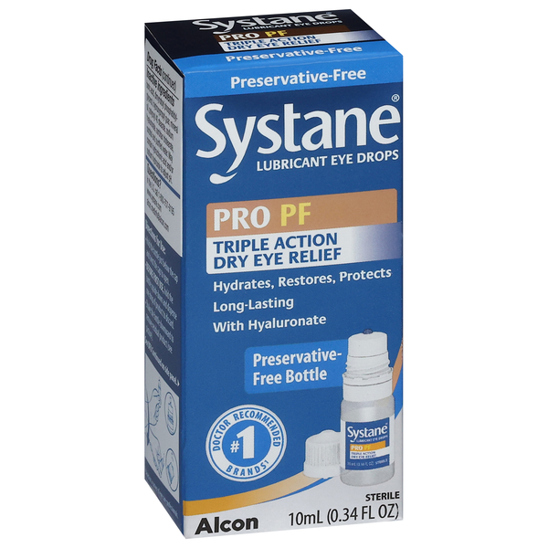 slide 1 of 1, Systane Pro Multi-Dose Preservative-Free, 10mL, 0.34 fl oz