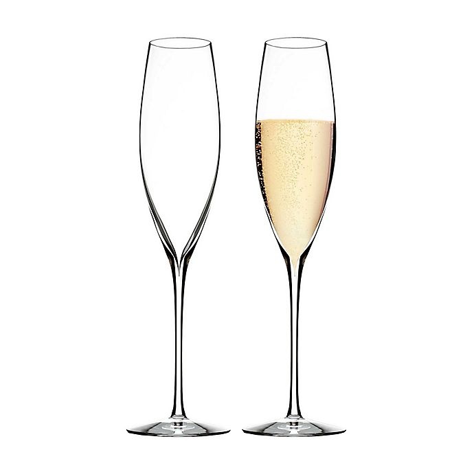 slide 1 of 9, Waterford Elegance Champagne Flutes, 2 ct