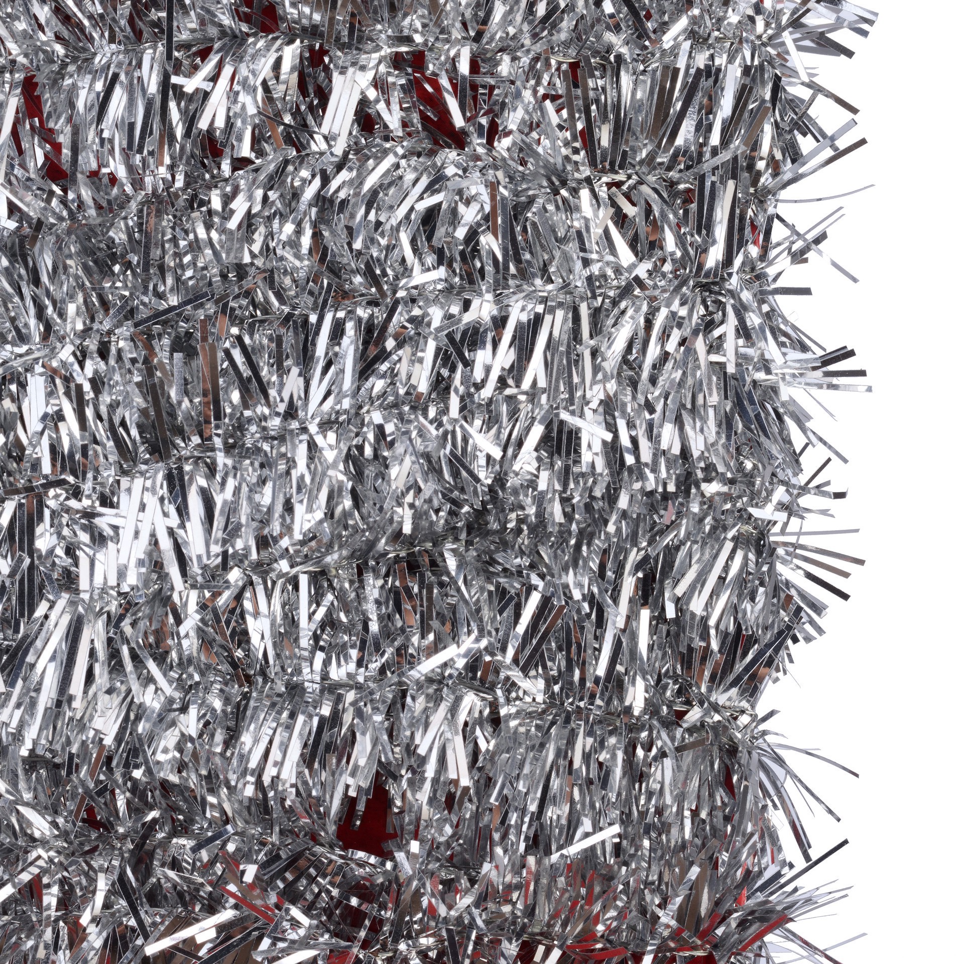 slide 2 of 2, 8ft. Mini Silver Tinsel Garland By Ashland, 8 ft