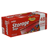 slide 2 of 17, Meijer Double Zipper Storage Bags, Quart, 48 ct