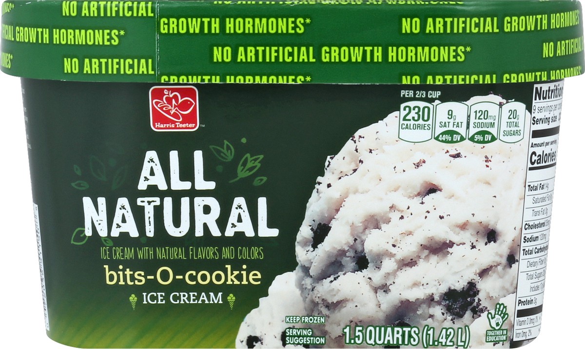 slide 2 of 4, Harris Teeter Bits O' Cookie Ice Cream, 48 oz