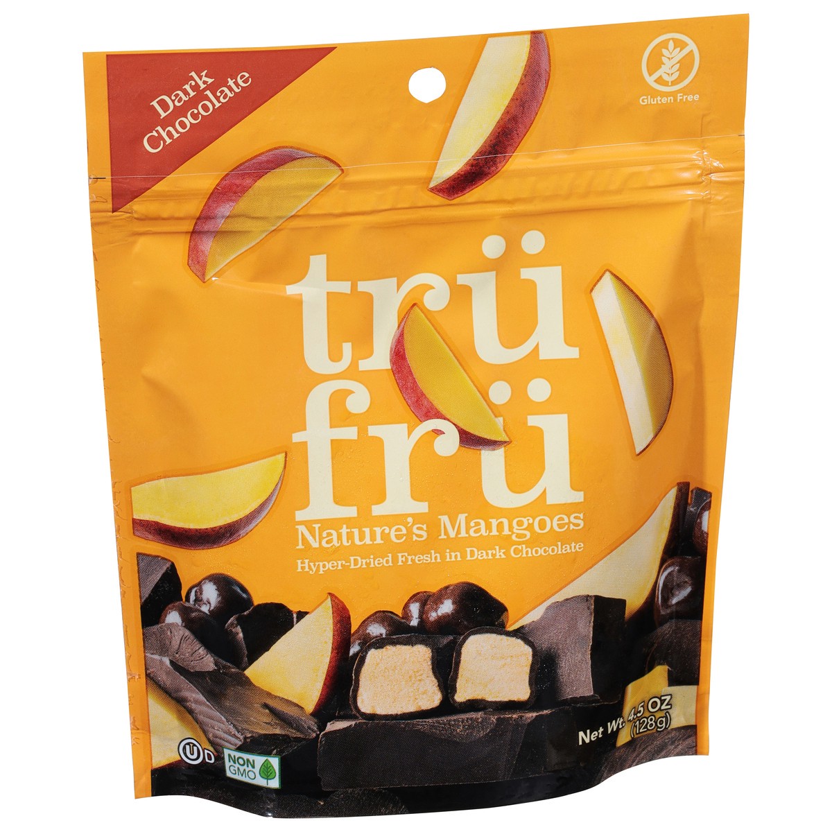 slide 2 of 9, Tru Fru Dark Chocolate Nature's Mangoes 4.5 oz, 4.5 oz