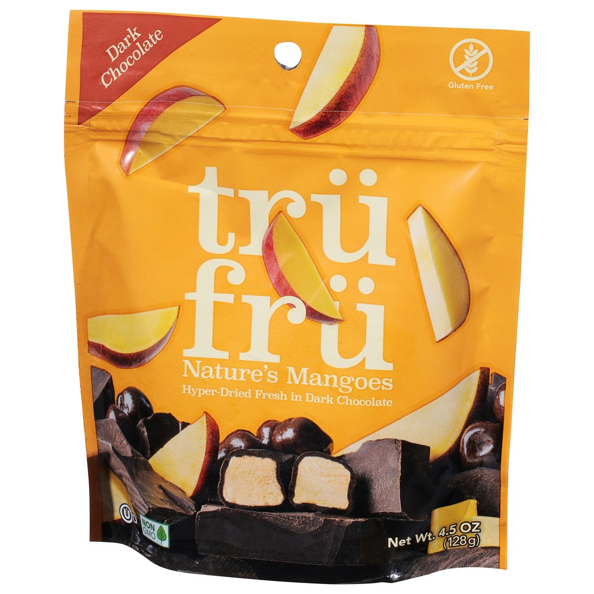 slide 5 of 9, Tru Fru Dark Chocolate Nature's Mangoes 4.5 oz, 4.5 oz