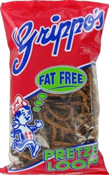 Grippo's Grippo Fat Free Pretzel Loops - 15 oz