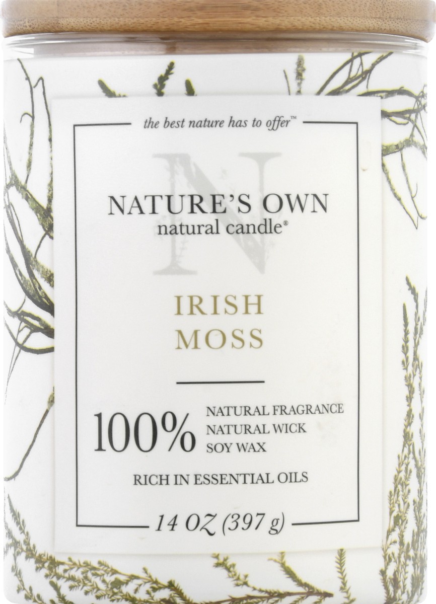 slide 3 of 11, Nature's Own Iris Moss Candle 1 ea, 1 ea