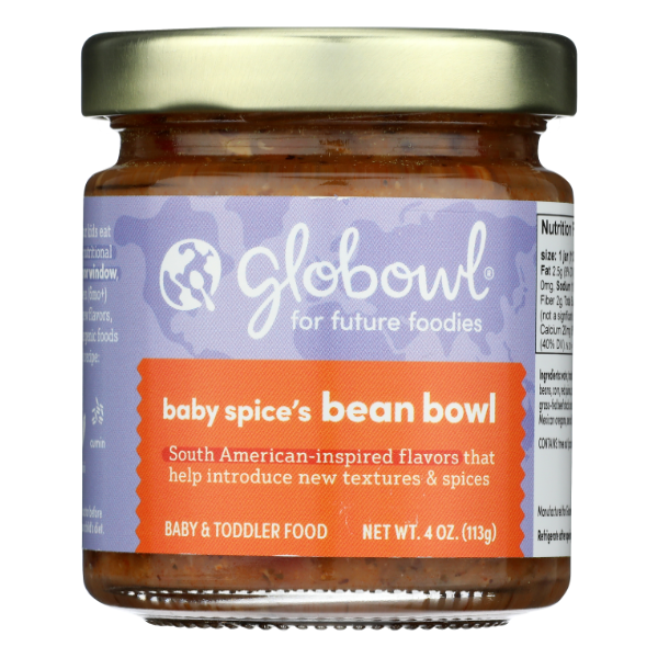 slide 1 of 1, Globowl Bowl Bean Baby Spices, 4 oz