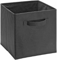 slide 1 of 1, ClosetMaid Cubeicals Fabric Storage Bin - Charcoal Grey, 11 in x 10.5 in x 10.5 in