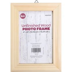 Cousin Unfinished Wood Photo Frame 4x6