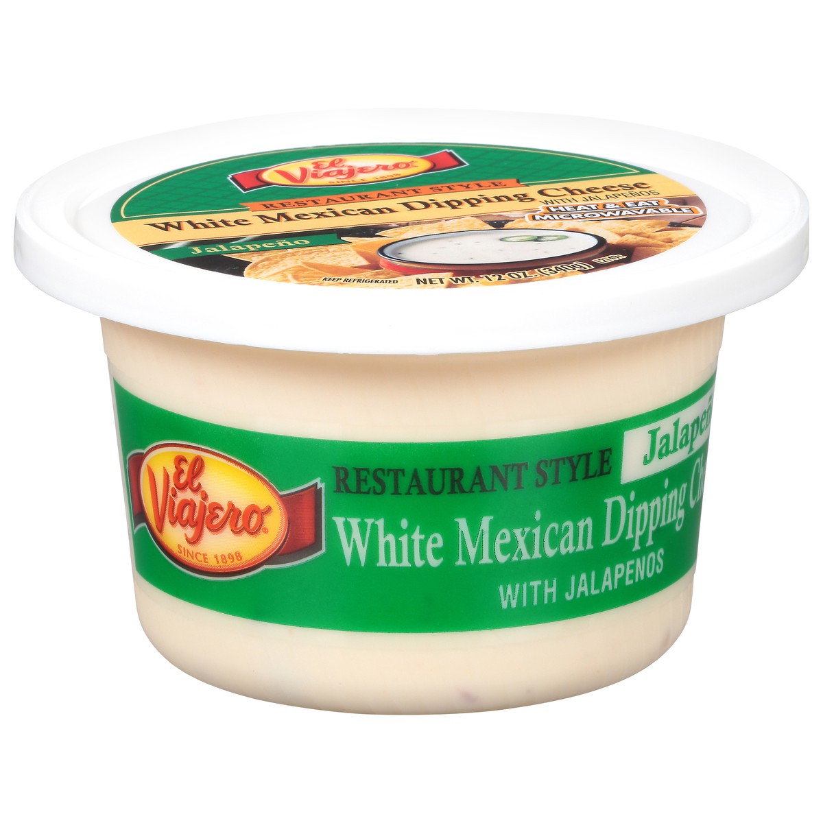 slide 7 of 11, El Viajero Jalapeno Mexcn Dipping Cheese, 12 oz