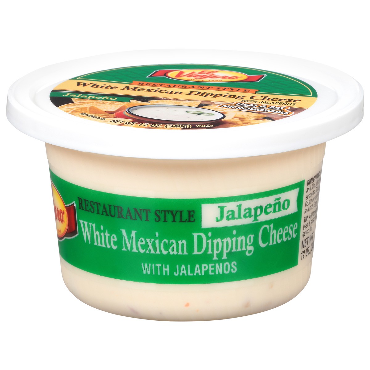 slide 11 of 11, El Viajero Jalapeno Mexcn Dipping Cheese, 12 oz