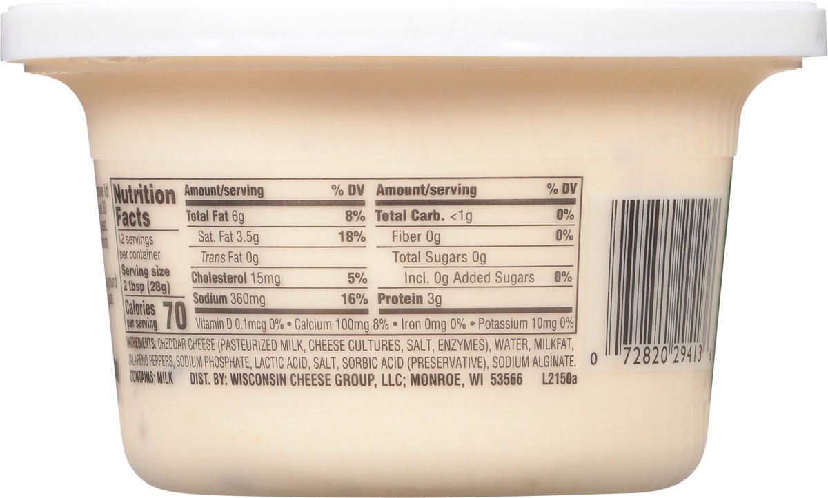 slide 3 of 11, El Viajero Jalapeno Mexcn Dipping Cheese, 12 oz