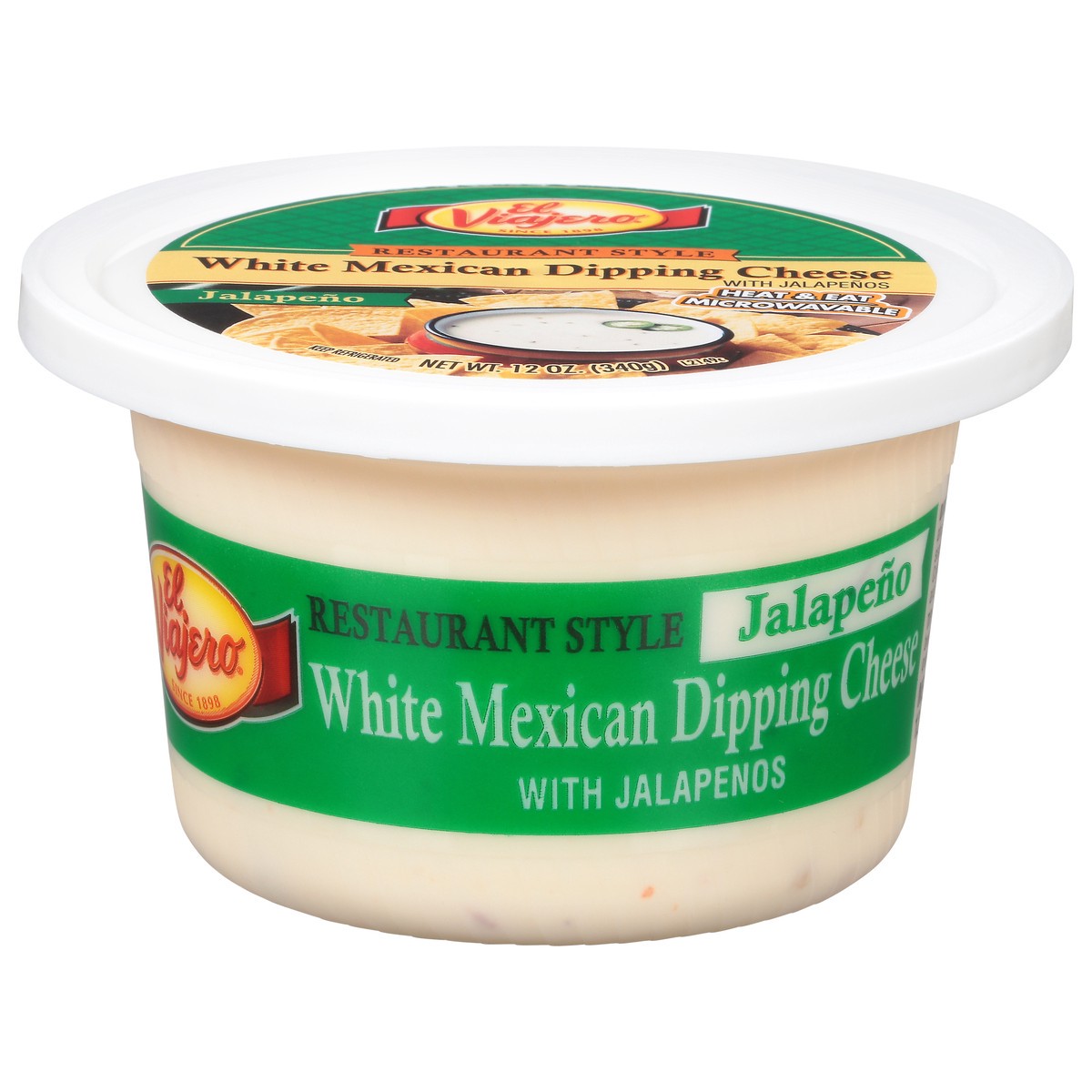 slide 4 of 11, El Viajero Jalapeno Mexcn Dipping Cheese, 12 oz