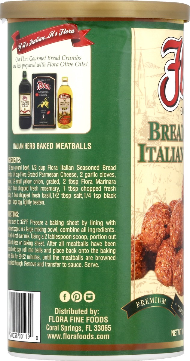 slide 3 of 6, Flora Bread Crumbs 24 oz, 24 oz