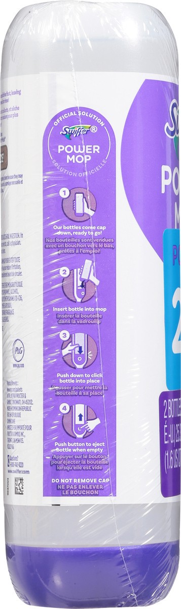 slide 4 of 13, Swiffer Power Mop Refill Solution, Tile, Vinyl, Laminate, Wood, Floor Cleaner, Lavender, 50.6oz, 2 ct