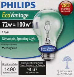 Philips Economy Vantage Light Bulb - 72 Watt