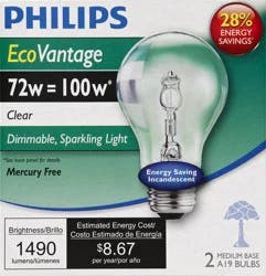 Philips Economy Vantage Light Bulb - 72 Watt