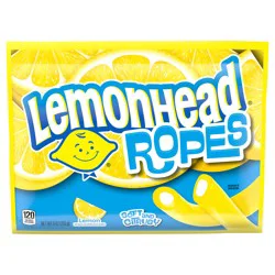 Lemonhead Ropes Candies 9 oz Laydown Bag