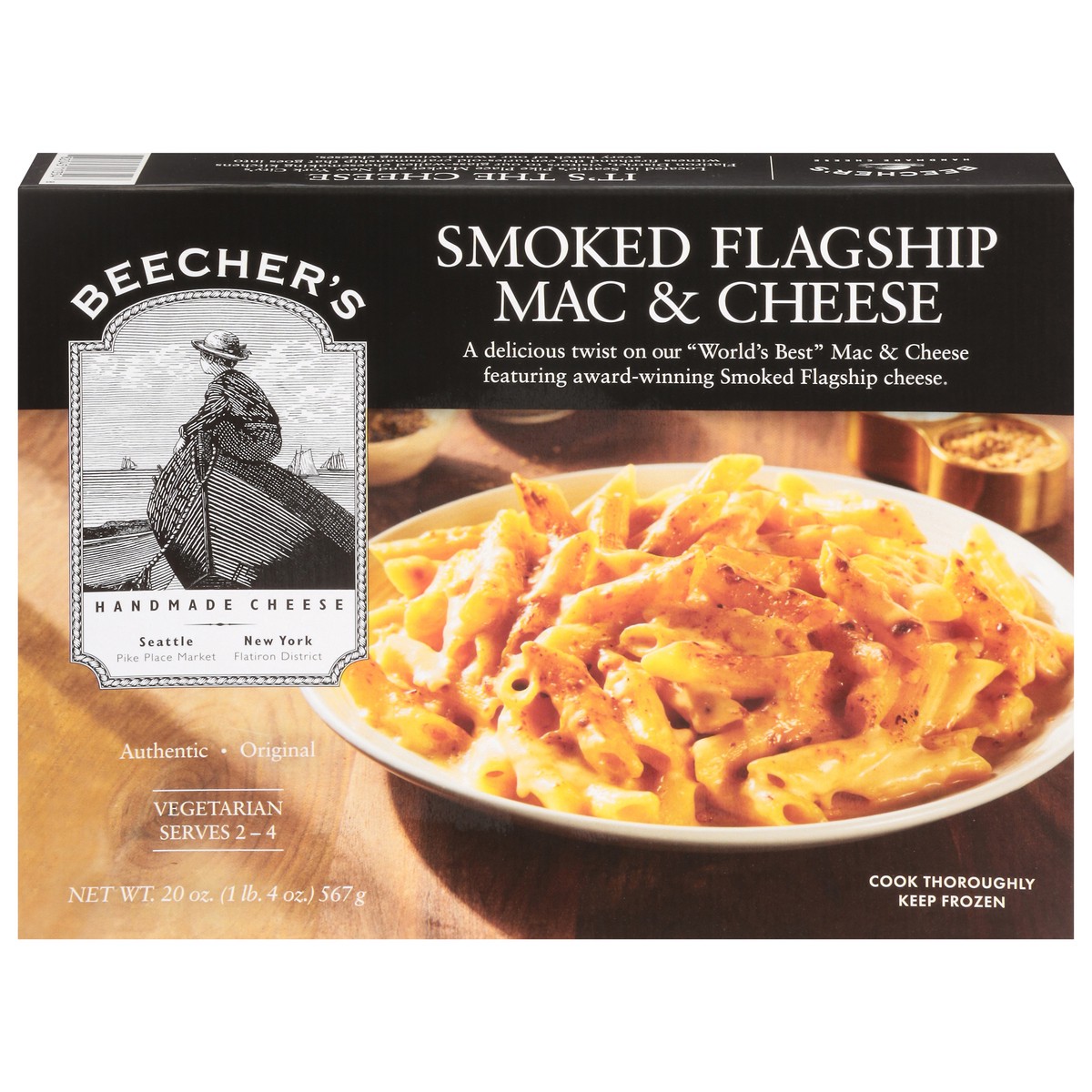 slide 1 of 13, Beecher's Smoked Flagship Mac & Cheese 20 oz, 20 oz