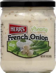 Herr's Creamy French Onion Dip 15 oz