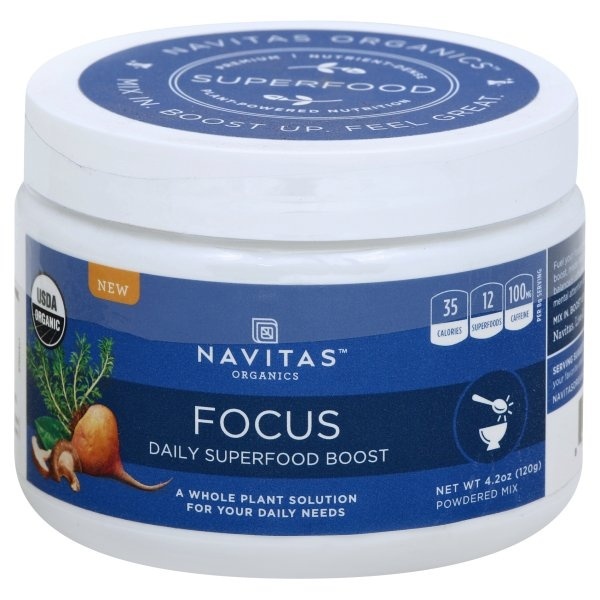 slide 1 of 1, Navitas Organics Focus Daily Superfood Boost, 4.2 oz