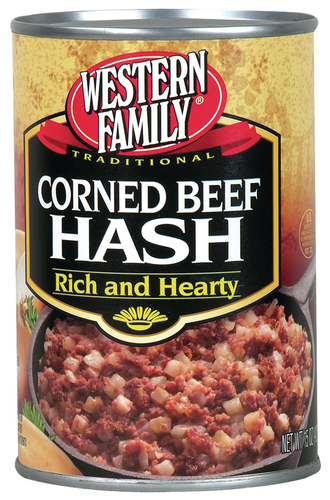 slide 1 of 1, Western Family Corned Beef Hash, 15 oz