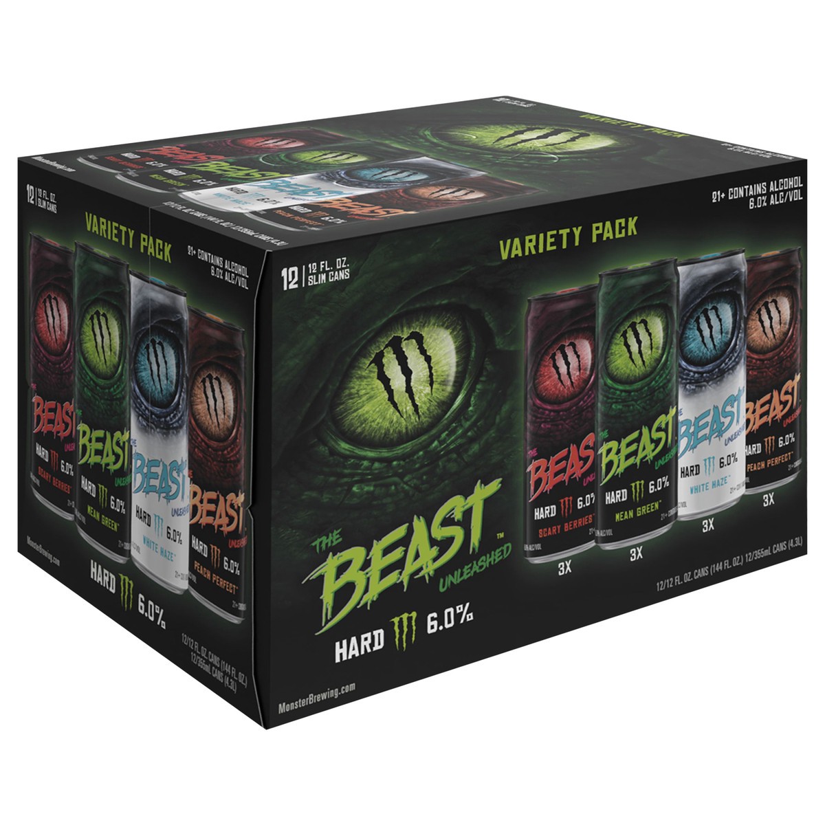 slide 6 of 7, The Beast Variety Pack #1 12 Pack 12 fl oz Can, 12 oz