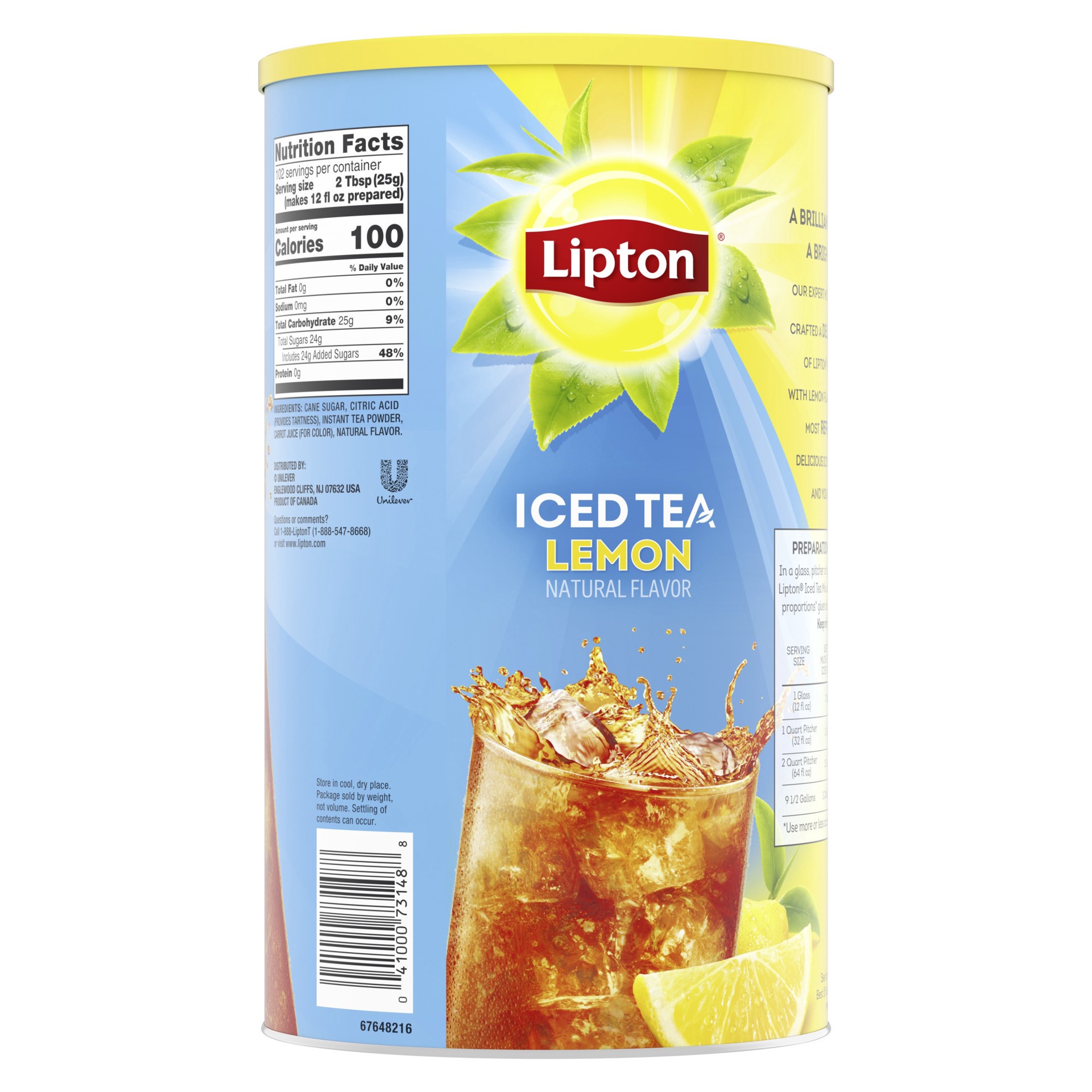 slide 2 of 4, Lipton Iced Tea - 5 oz, 95.7 oz