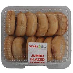 Jumbo Glazed Donuts 12 Count