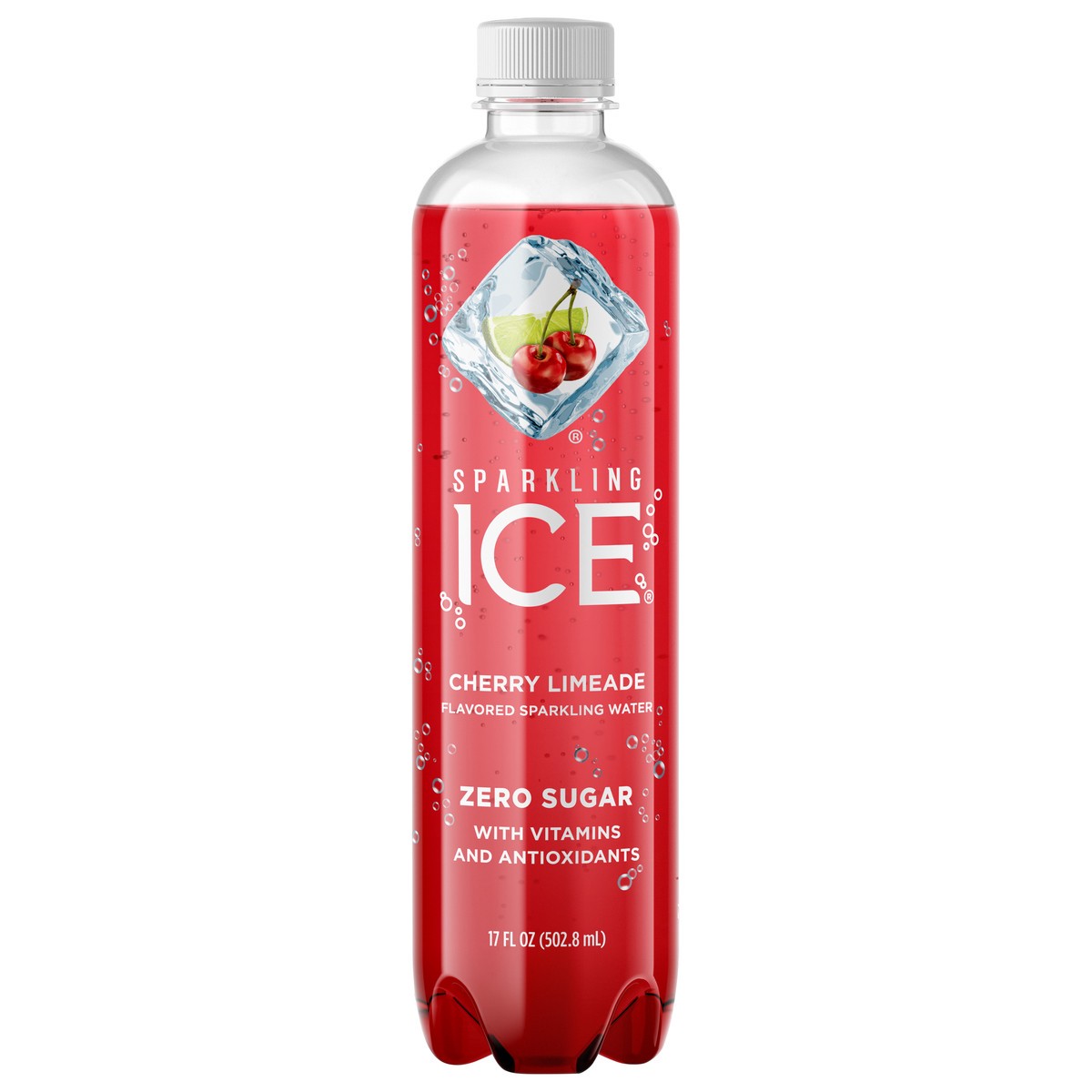 slide 10 of 12, Sparkling ICE Zero Sugar Cherry Limeade Sparkling Water 17 fl oz, 17 oz