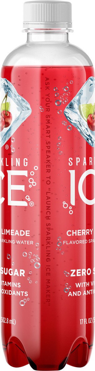 slide 4 of 12, Sparkling ICE Zero Sugar Cherry Limeade Sparkling Water 17 fl oz, 17 oz