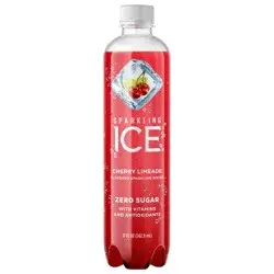 Sparkling ICE Cherry Limeade, 17 Fl Oz Bottle