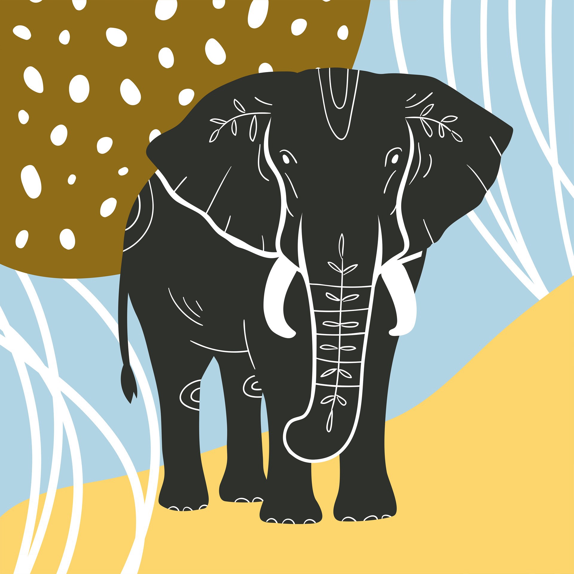 slide 2 of 8, Craft Smart 4" X 4" Wild Animals Canvas Painting Kit, 4 in x 4 in