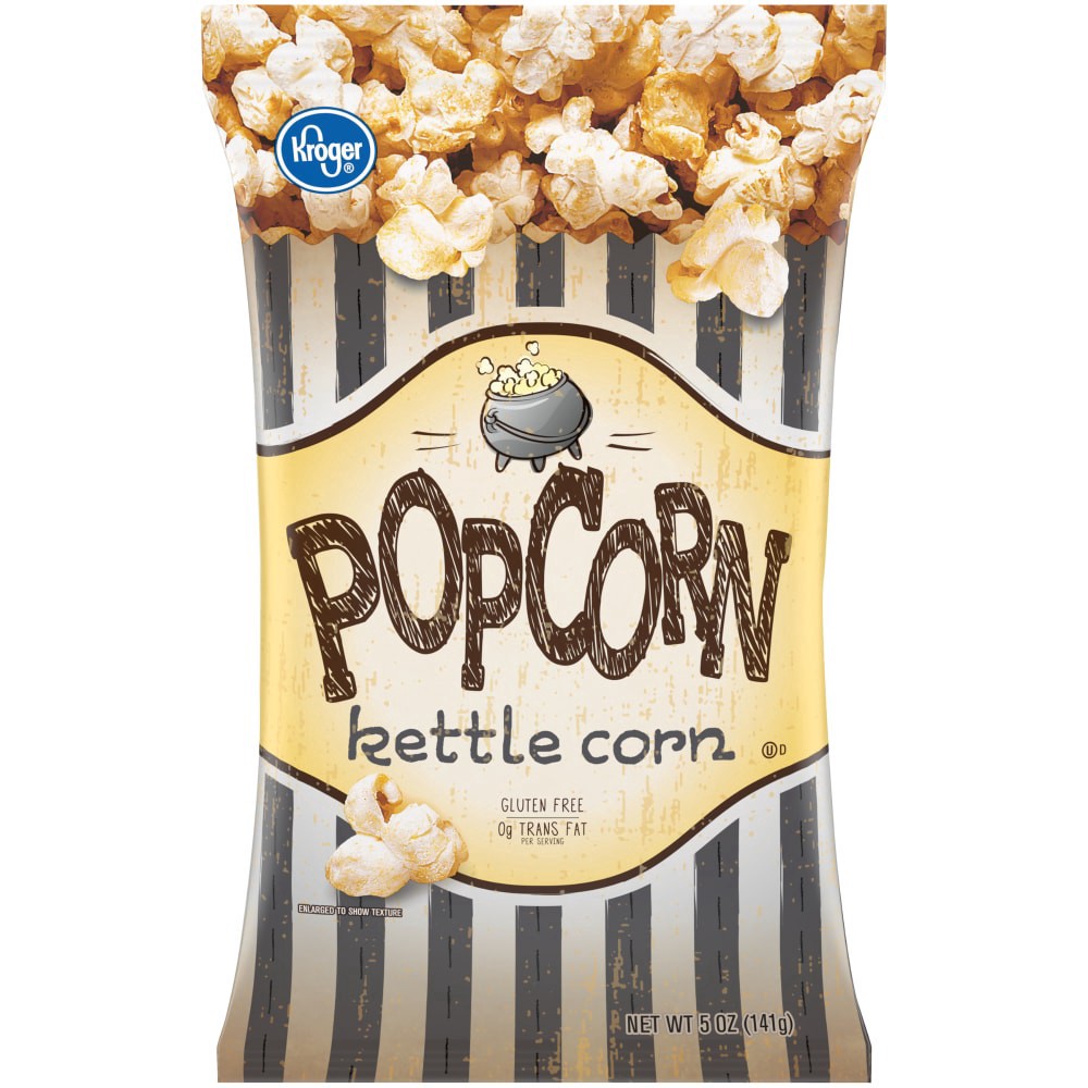 slide 2 of 3, Kroger Gluten Free Kettle Corn Popcorn, 5 oz