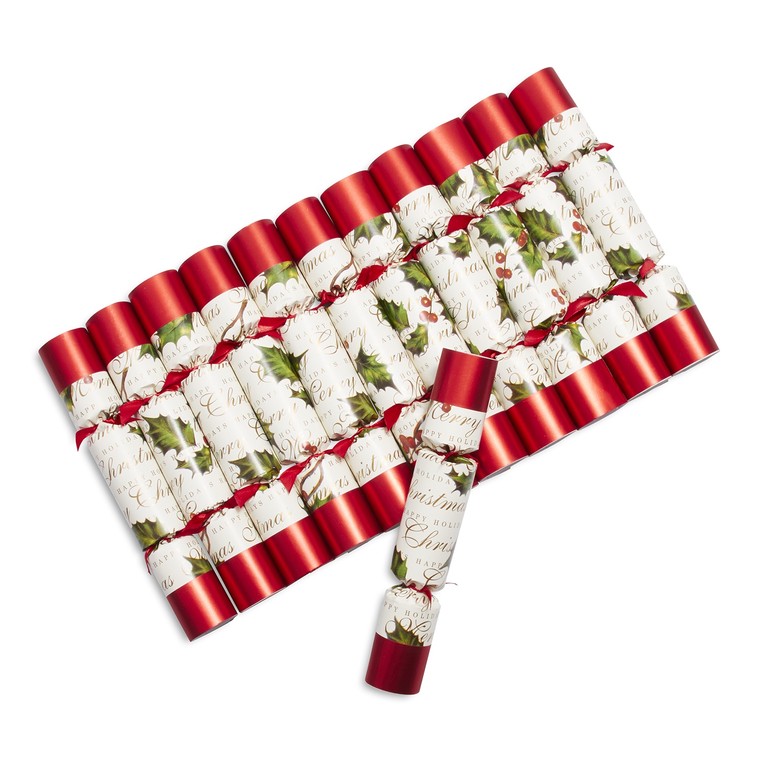 slide 1 of 1, Sur La Table Bows & Berries Party Crackers, Set of Eight, 8 ct