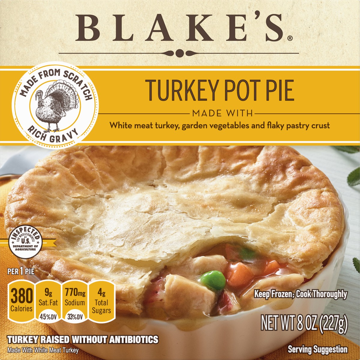 slide 1 of 5, Blake's Turkey Pot Pie 8 oz, 8 oz