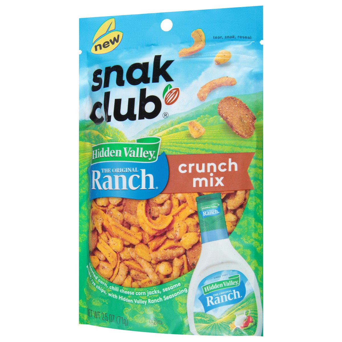 slide 6 of 14, Snak Club Hidden Valley The Original Ranch Crunch Mix 2.5 oz, 2.5 oz