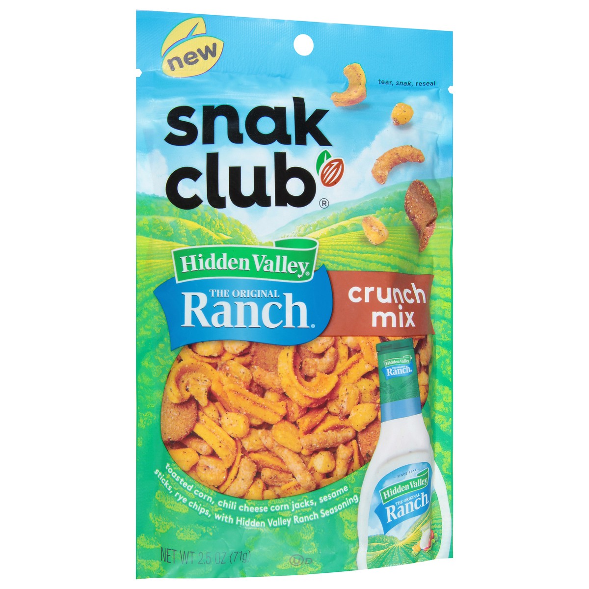slide 7 of 14, Snak Club Hidden Valley The Original Ranch Crunch Mix 2.5 oz, 2.5 oz