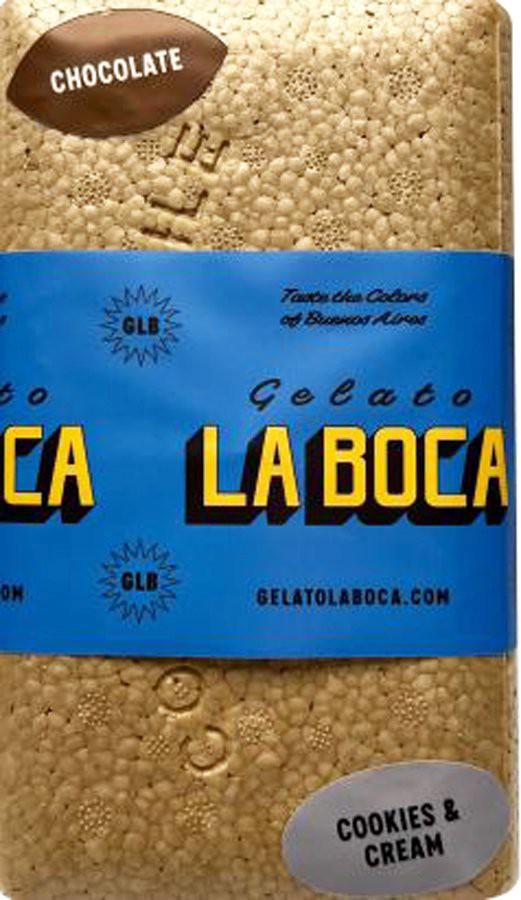 slide 1 of 1, La Boca Cookies & Cream And Chocolate Gelato, 13 oz