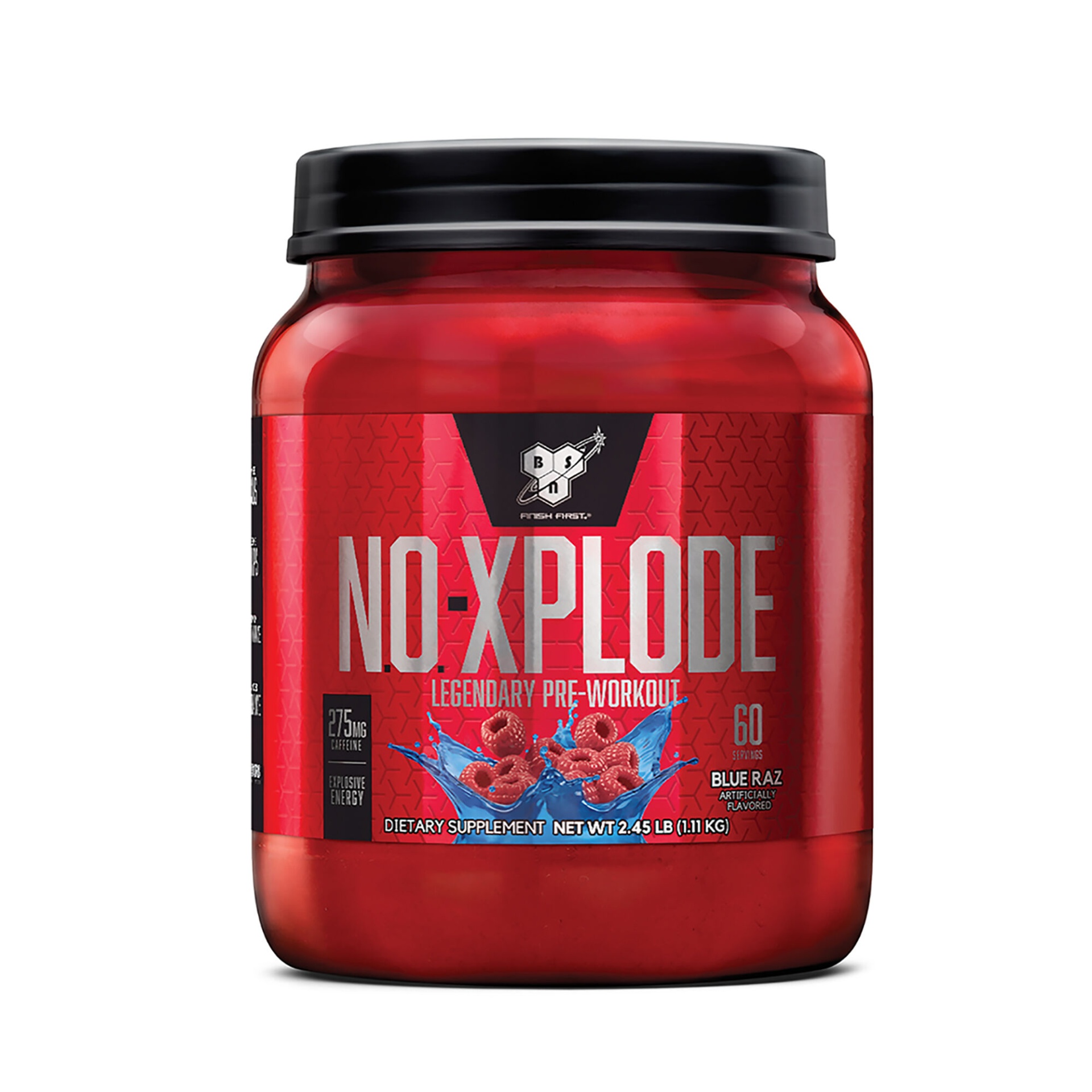 slide 1 of 1, BSN N.O.-XPLODE Pre-Workout Igniter - Blue Raz, 1 ct