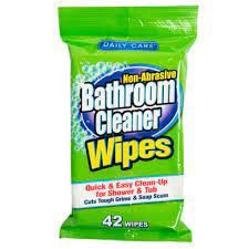 slide 1 of 1, Daily Care Bathroom Wipes, 42 ct