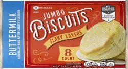 SE Grocers Biscuits Jumbo Flaky Layers Buttermilk - 8 CT