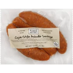 Market District Andouille Sausage, Cajun Style, Fully Cooked