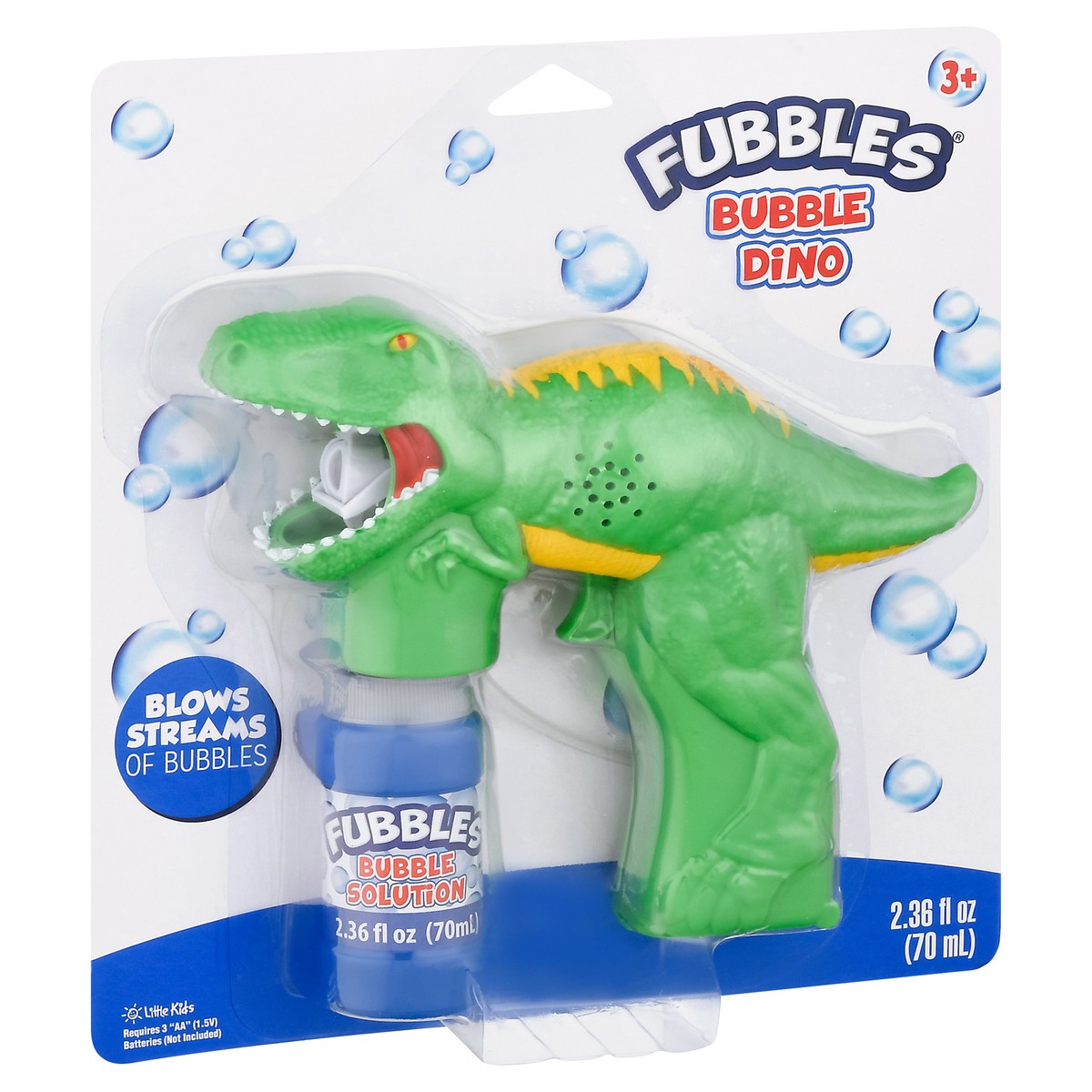 slide 9 of 12, Fubbles Dino Bubble Blaster, 2.36 fl oz