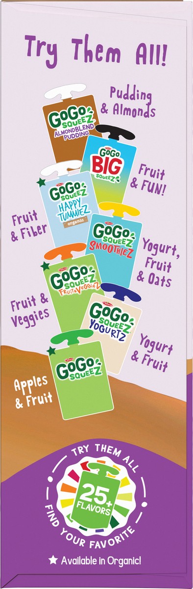 slide 6 of 7, GoGo Squeez 4 Pack Cocoa-Hazelnut Almond Blend Pudding 4 ea, 4 ct