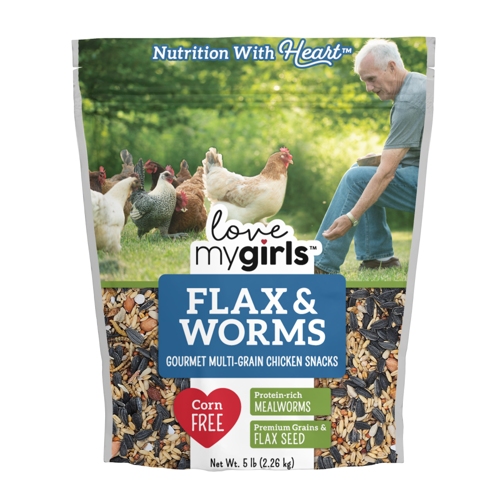 slide 1 of 1, Audubon Park Flax & Worms Chicken Snack Bird Food, 5 lb