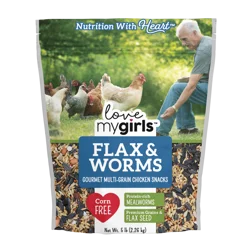 Audubon Park Flax & Worms Chicken Snack Bird Food