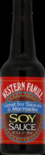 slide 1 of 1, Western Family Soy Sauce, 10 oz