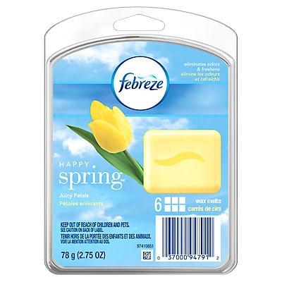 slide 1 of 1, Febreze Happy Spring Juicy Petals Wax Melts, 2.75 oz